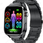 Gros plan sur le bracelet en silicone doux de la montre