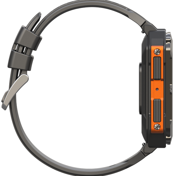 Détail du bracelet résistant de la montre connectée