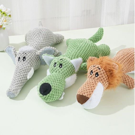Jouet à mâcher robuste pour chien sur fond blanc