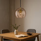 Lampe suspendue éclairée, lumière douce diffusée