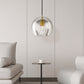 Détail du design minimaliste de la lampe suspendue