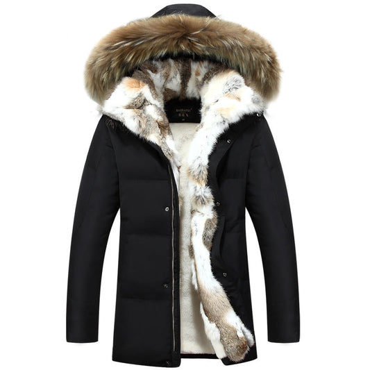 Veste parka isolante pour femme en extérieur enneigé