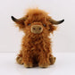 Peluche vache des Highlands avec crinière ébouriffée