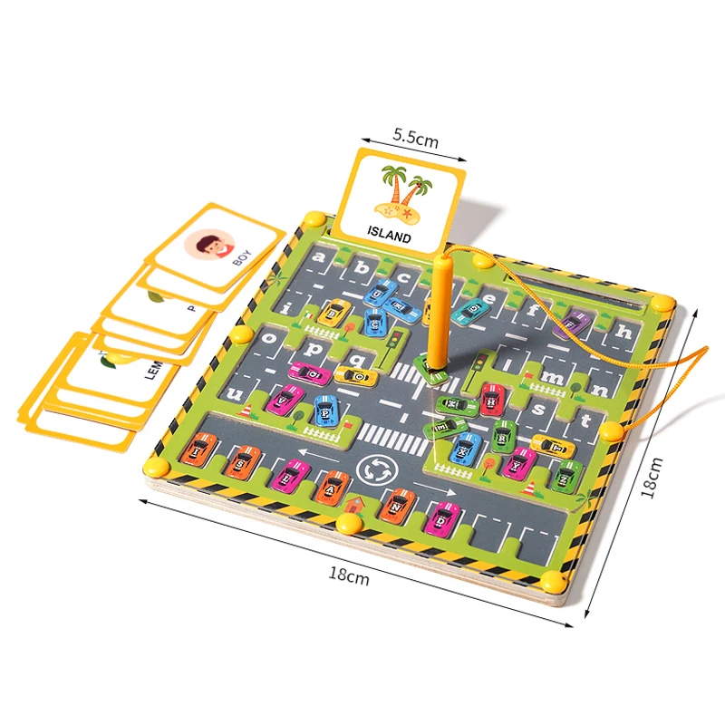Détail de la couverture transparente du puzzle éducatif
