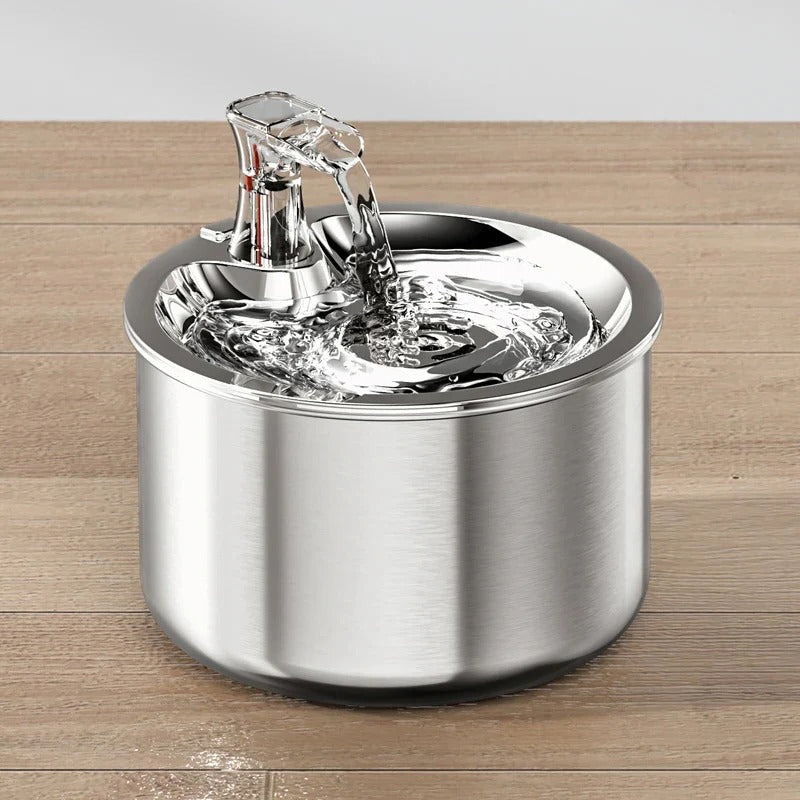 Fontaine en acier inoxydable avec capteur de mouvement