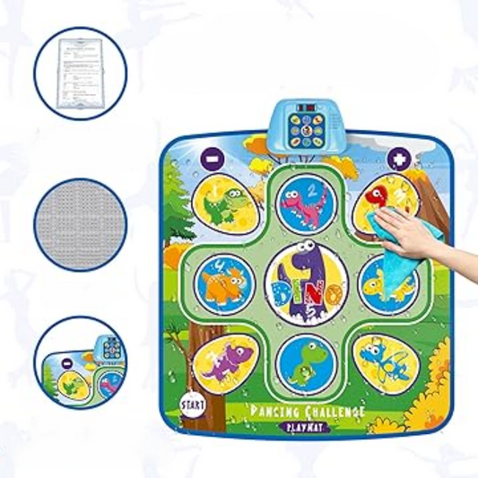 Gros plan sur le jouet de danse en plastique sûr