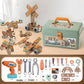 Gros plan sur les pièces modulables du kit de construction