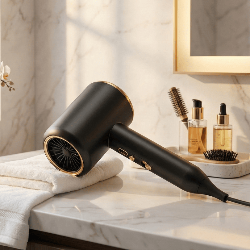 Sèche-cheveux puissant 2400W avec technologie ionique avancée