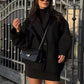 Manteau d'hiver femme, coupe oversized et élégante
