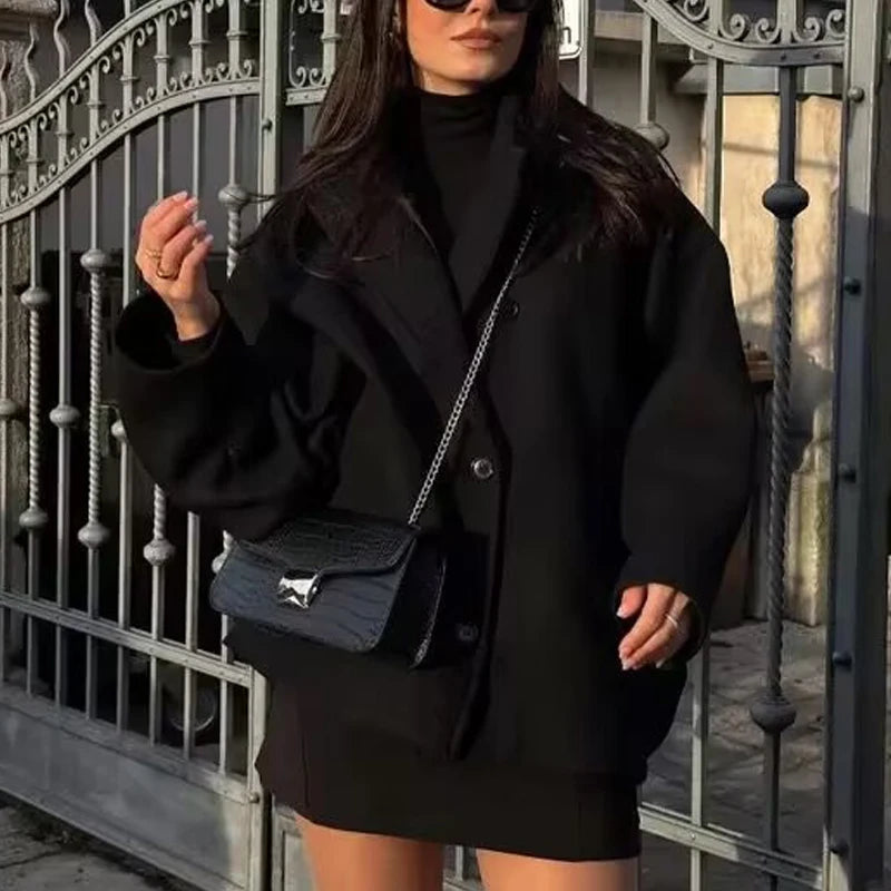 Manteau d'hiver femme, coupe oversized et élégante