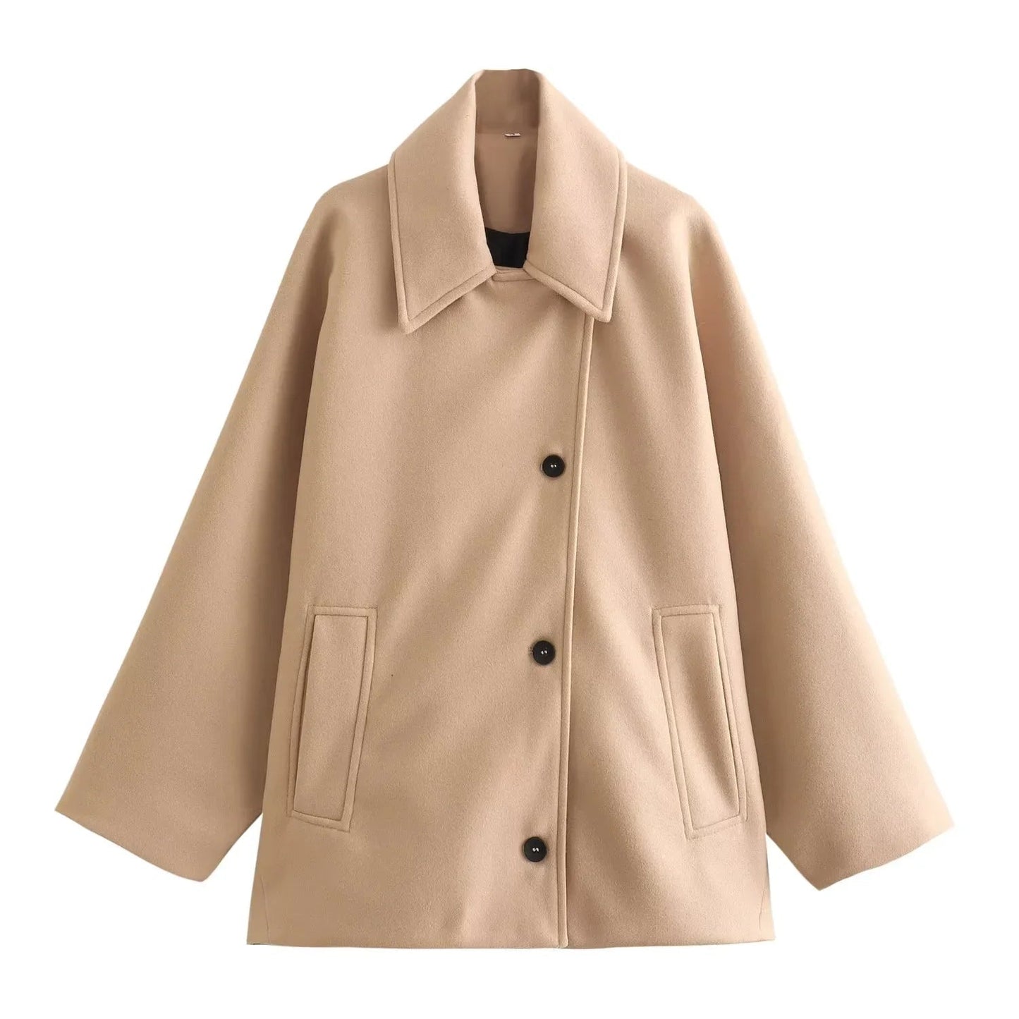 Manteau chaud en tissu épais, idéal pour l'hiver