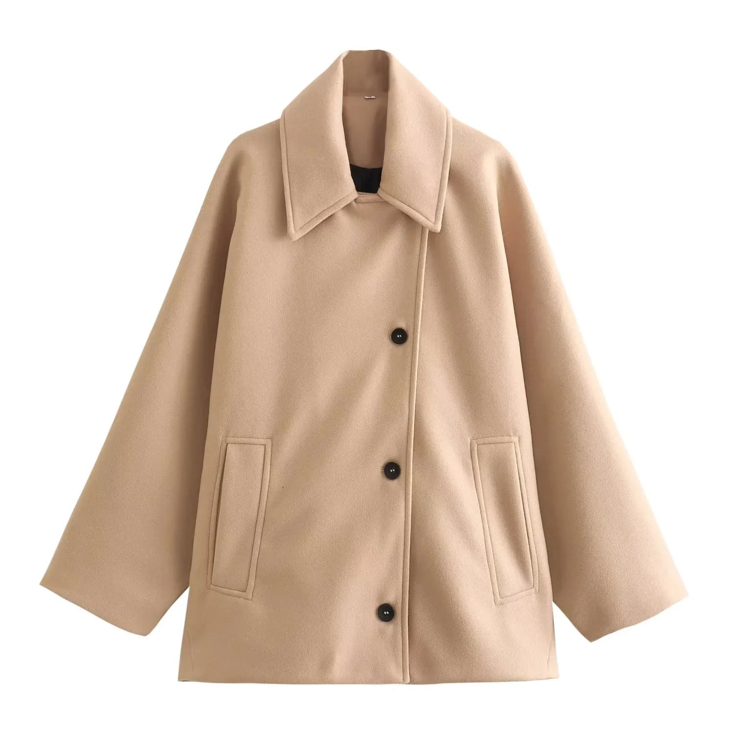 Manteau chaud en tissu épais, idéal pour l'hiver