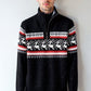 Pull de Noël en tricot, parfait pour superpositions hivernales
