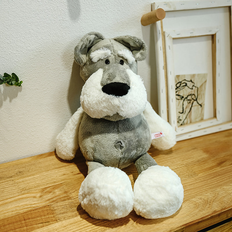 Rhinocéros en peluche avec corne douce