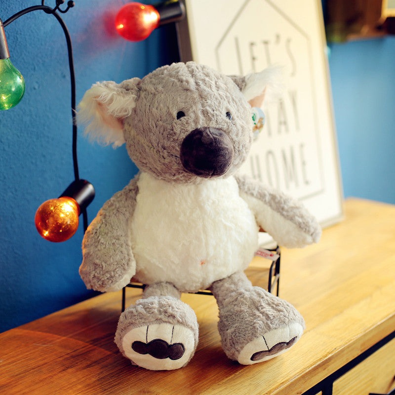 Zèbre en peluche rayé noir et blanc