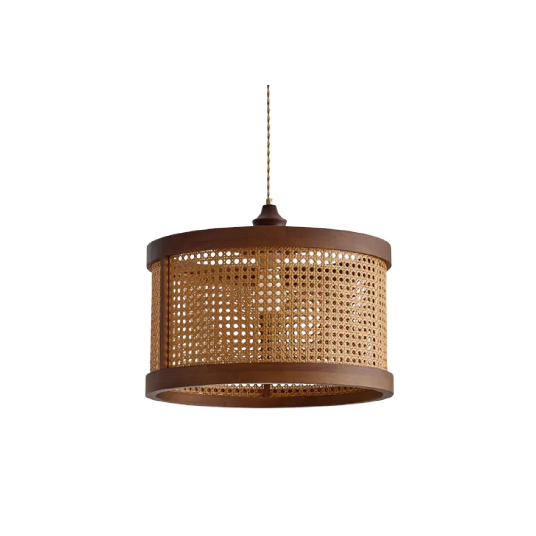 Lampe suspendue dans un intérieur moderne et chaleureux