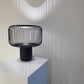 Détail du réflecteur en métal avec finition miroir