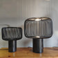 Lampe de table avec détails en marbre et métal
