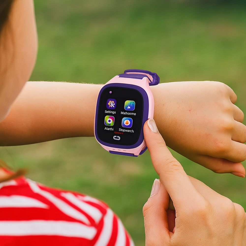 Montre GPS pour enfants avec écran tactile et caméra intégrée