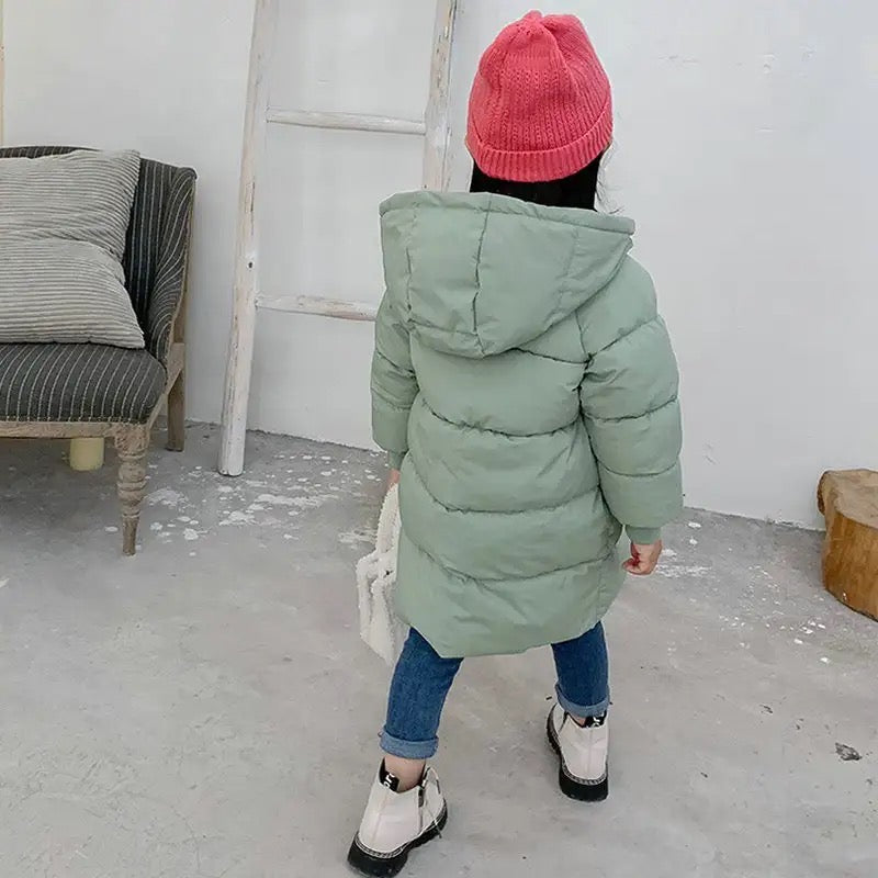 Détail du tissu résistant et imperméable de la parka