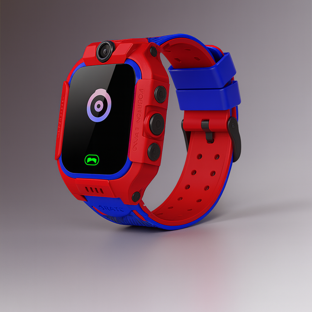 Interface utilisateur de la montre enfant affichant l'heure