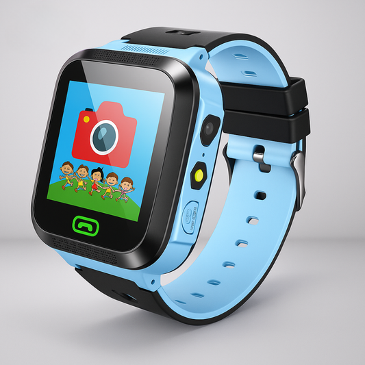 Montre enfant avec fonction GPS et chat vocal affichés