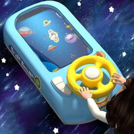 Vue latérale du jouet volant en plastique ABS