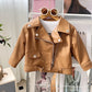 Veste enfant unisexe avec poches zippées et col montant