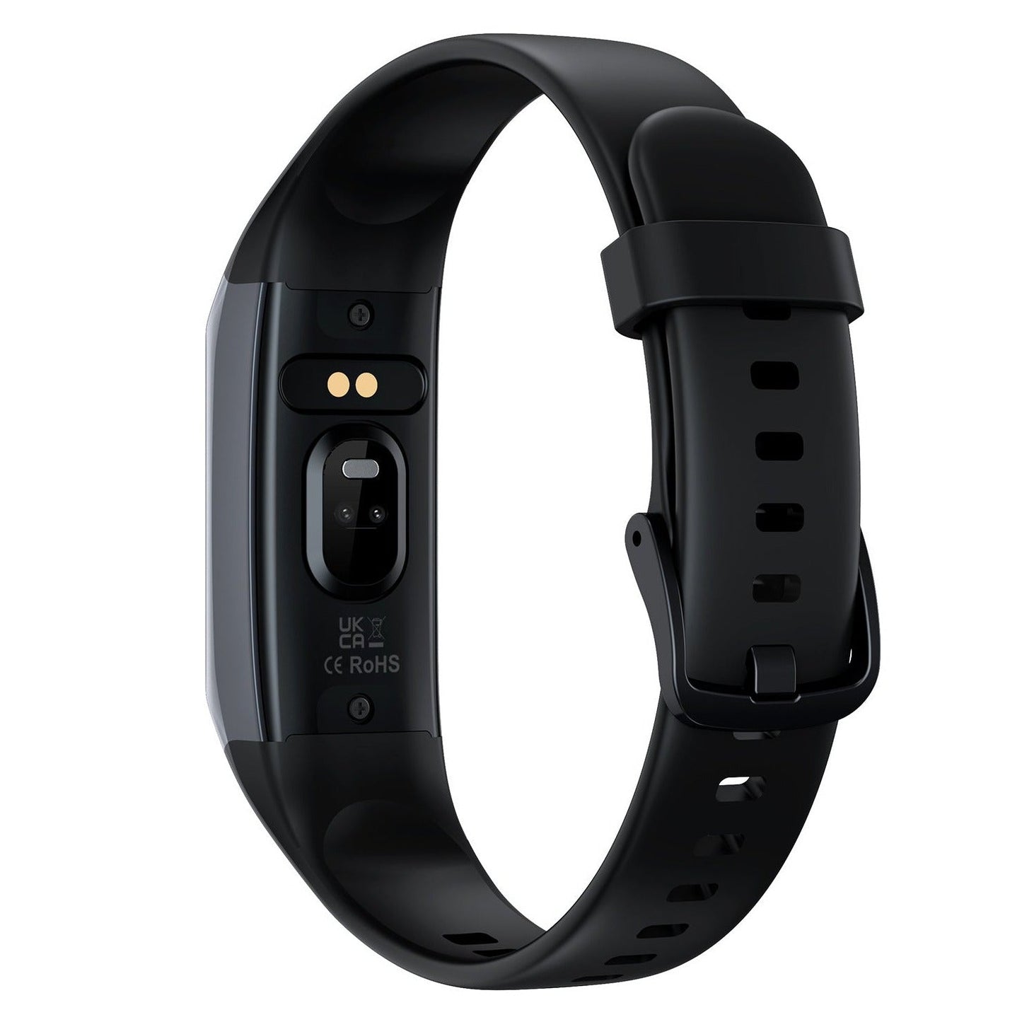 Vue latérale d'une montre connectée pour enfants, bracelet ajustable