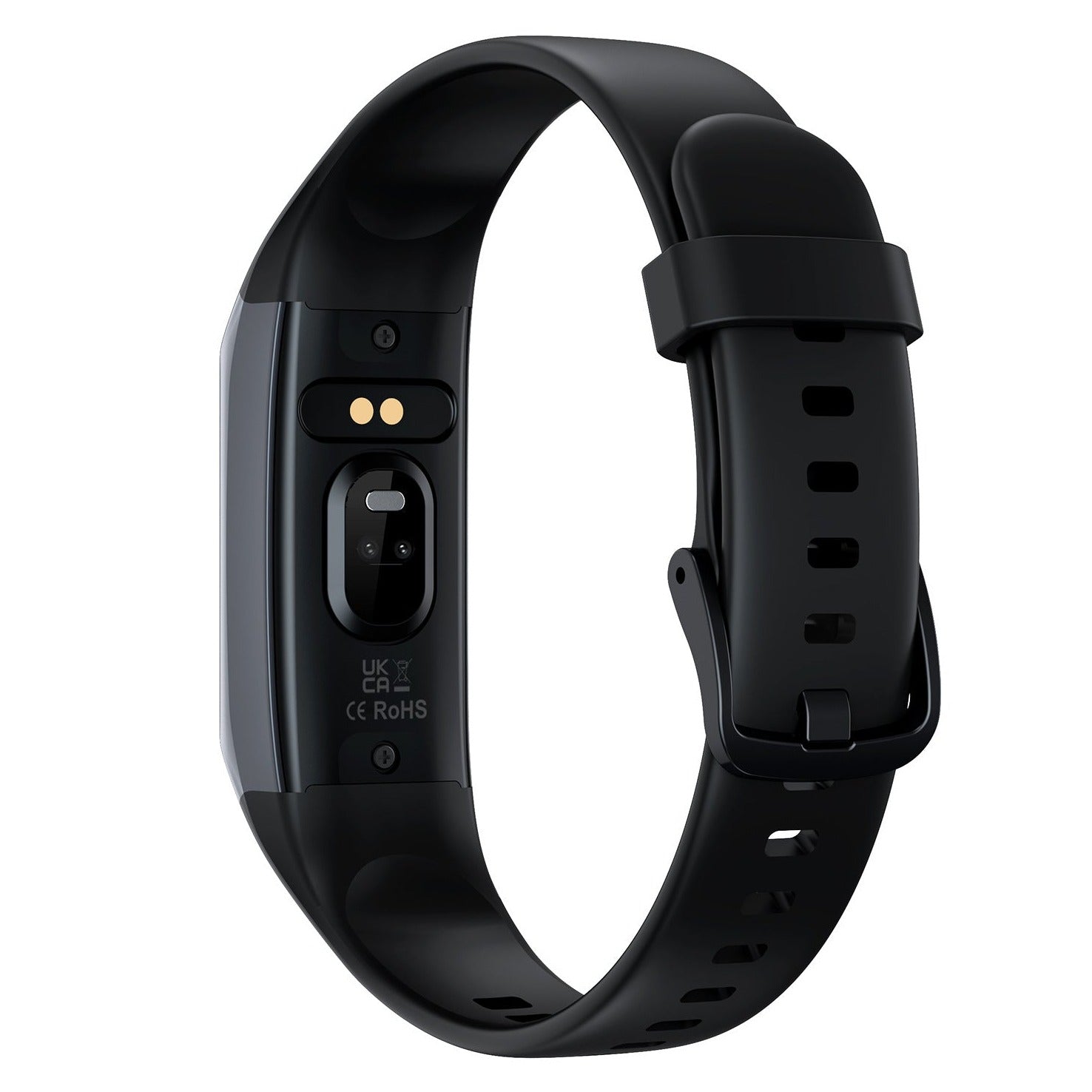 Vue latérale d'une montre connectée pour enfants, bracelet ajustable