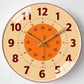 Horloge éducative en plastique ABS avec couvercle en verre