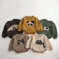 Hoodie enfant avec imprimé animal et poche avant
