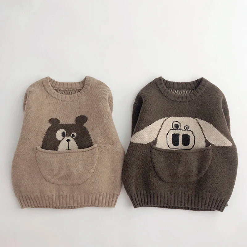Vue de dos du hoodie enfant avec capuche