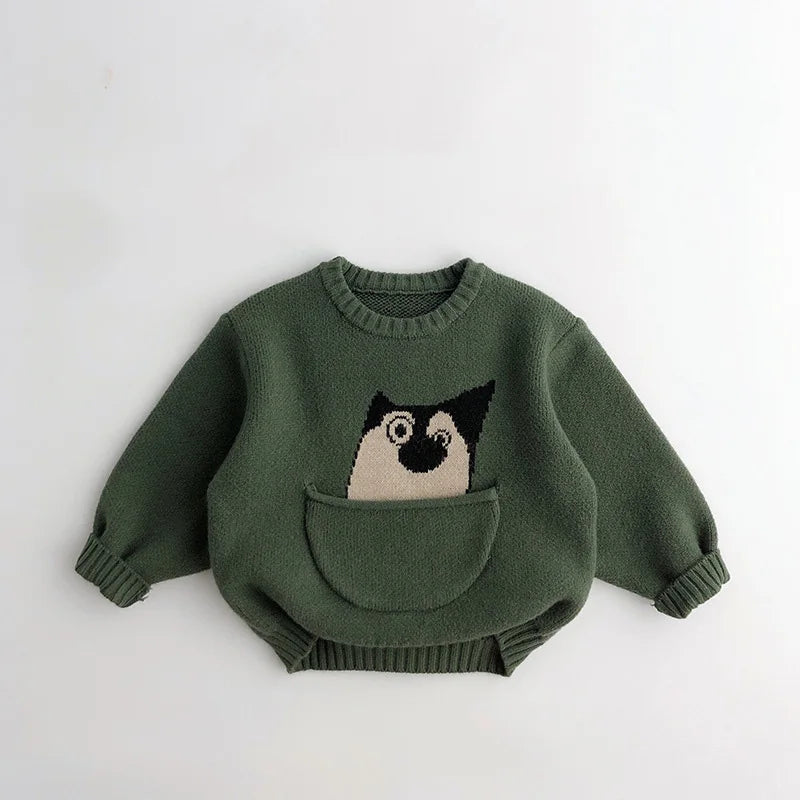 Vue latérale du hoodie avec imprimé ludique