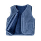 Vue latérale du gilet, montre coupe confortable