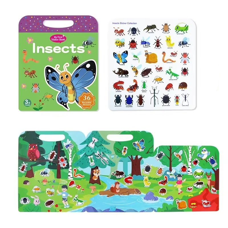 Enfant concentré assemblant un puzzle magnétique