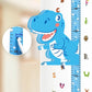 Graphique de croissance amovible avec figures animales joyeuses