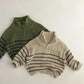 Hoodie enfant en coton avec fermeture éclair visible
