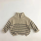Vue de dos du hoodie enfant, capuche en coton