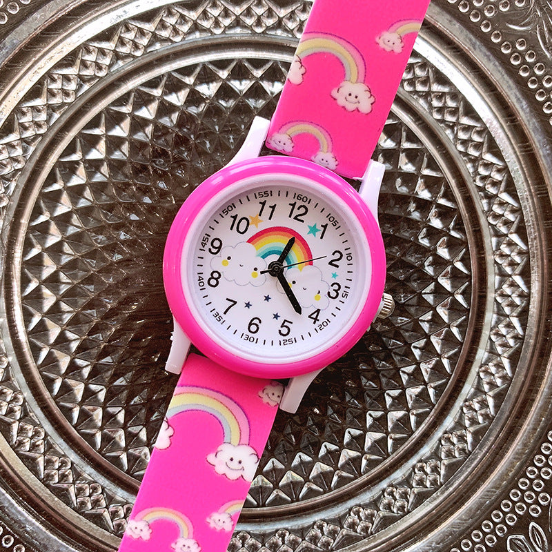 Montre enfant avec bracelet en silicone doux
