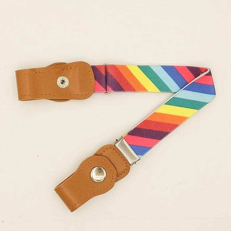 Ceinture enfant en marron, idéale pour un style classique