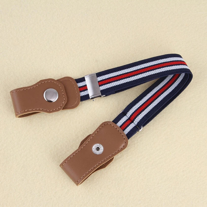 Détail de la texture élastique de la ceinture enfant