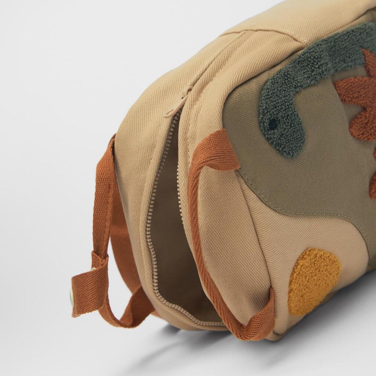 Détail du tissu en coton biologique et revêtement déperlant