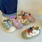 Baskets enfant en maille avec bandes Velcro visibles