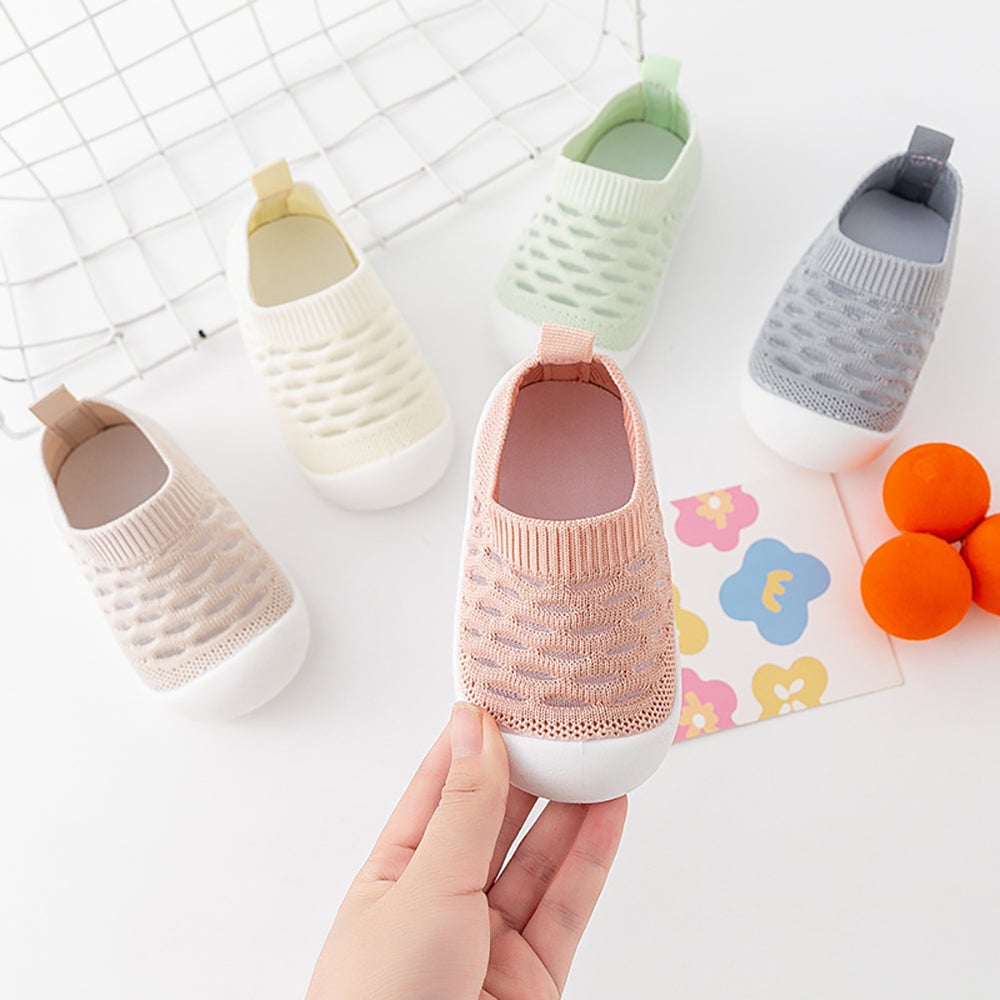 Baskets enfant colorées avec semelle antidérapante
