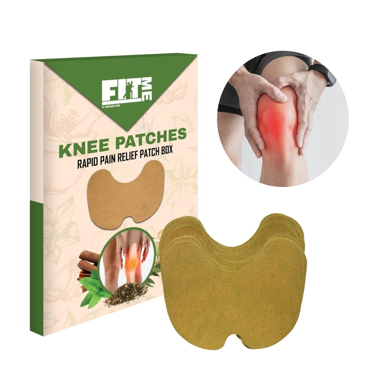 Patchs en gros plan, texture et détails visibles