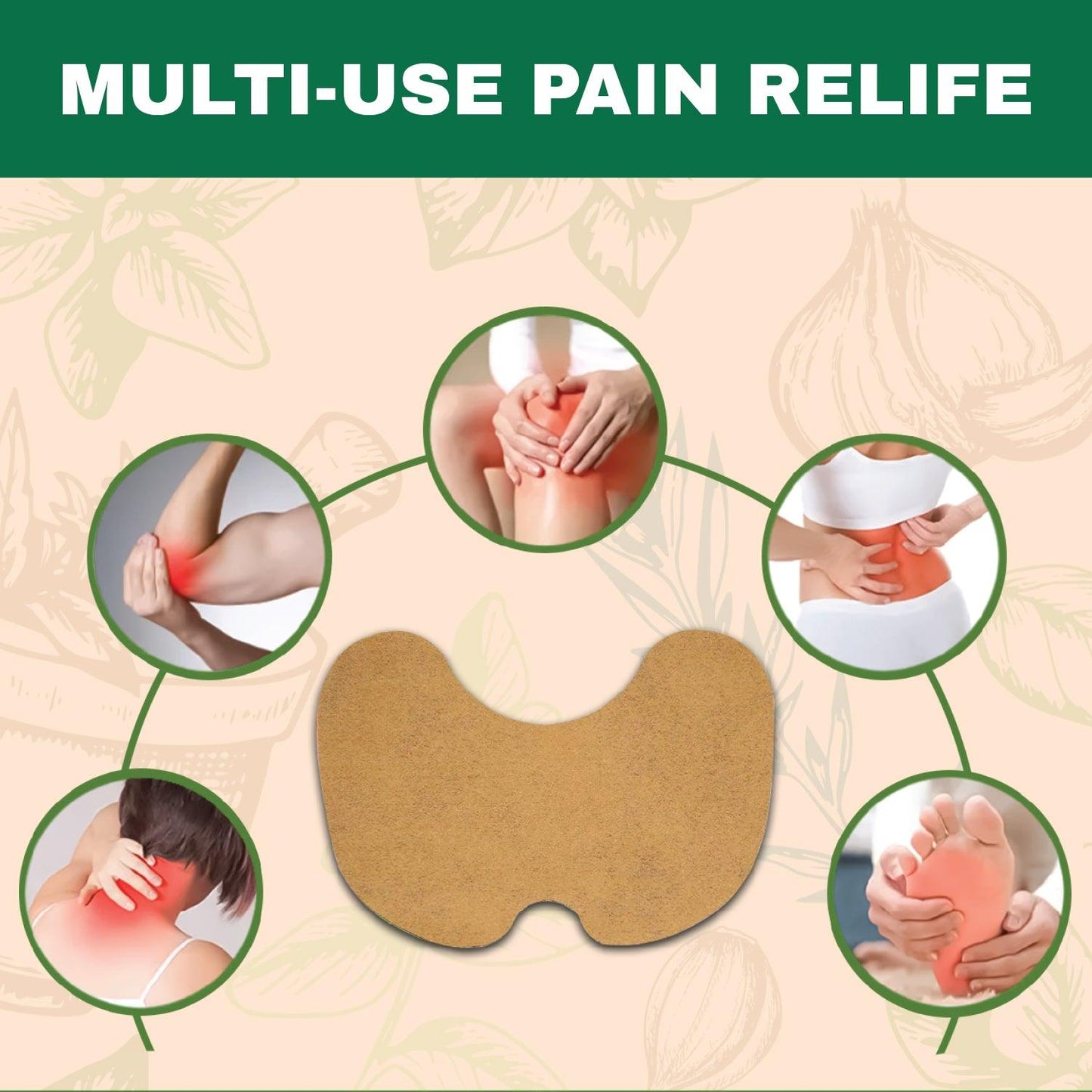 Instructions d'utilisation des patchs, guide visuel