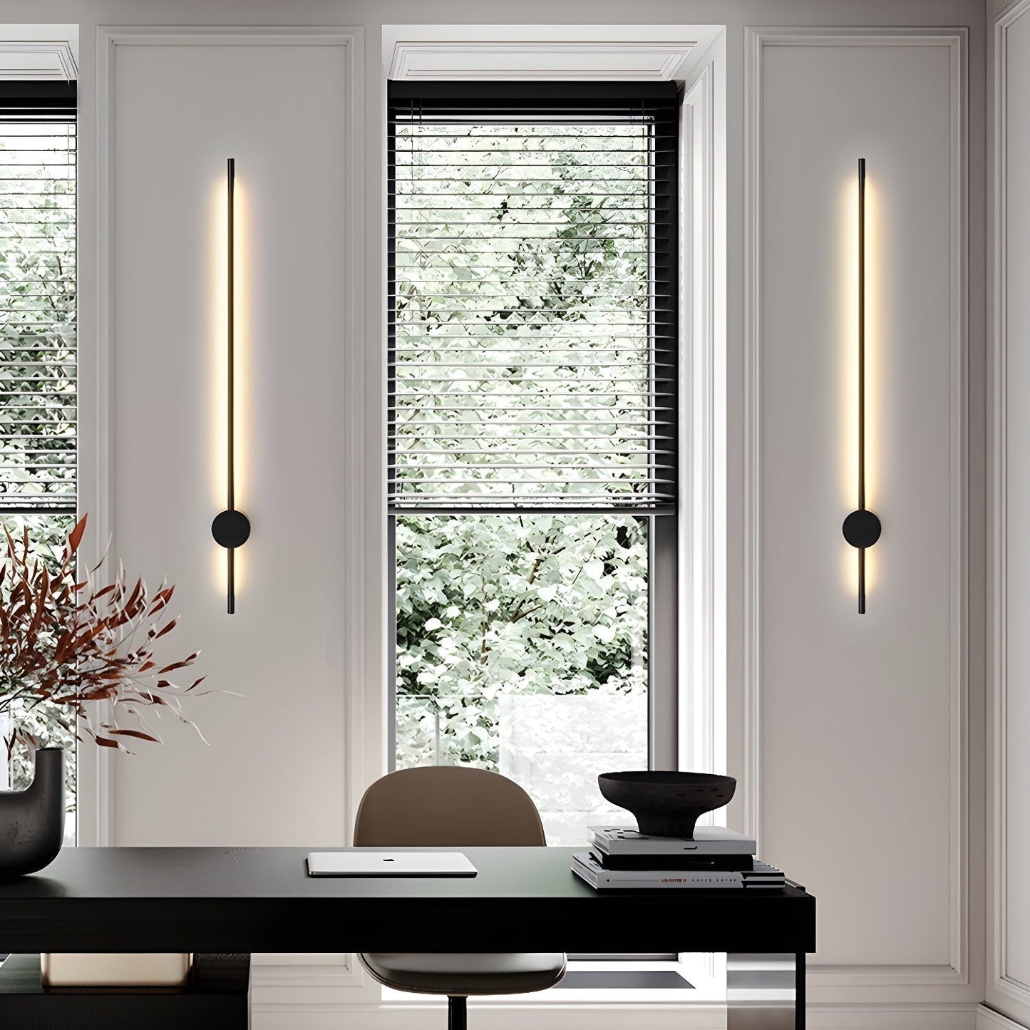 Éclairage d'ambiance LED dans une chambre contemporaine