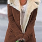 Manteau d'hiver avec doublure visible, style chic