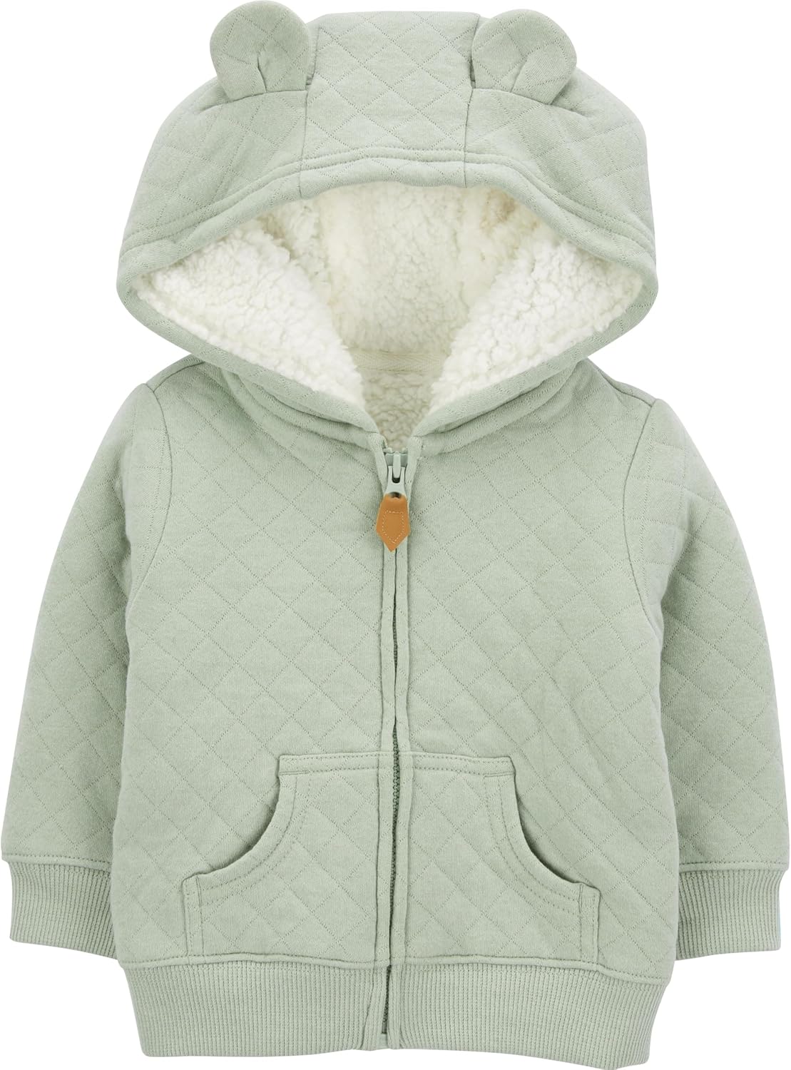 Pull bébé avoine avec doublure chaude en sherpa